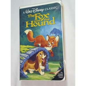 RARE The Walt Disney, The Fox and the Hound Classic Black Diamond  VHS Tape 2041